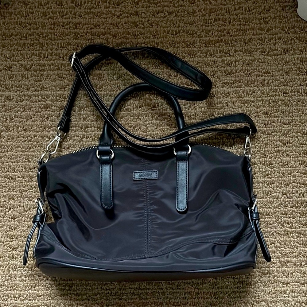 Roots Black Crossbody Bag